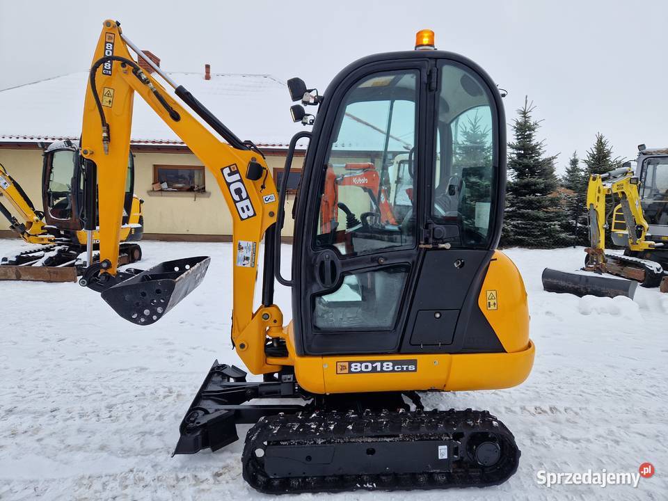 Minikoparka JCB 8018 CTS 2017r 1900mtg rozsuwane