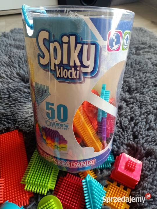 Spiky klocki 50 elementów Artyk Płock sprzedam