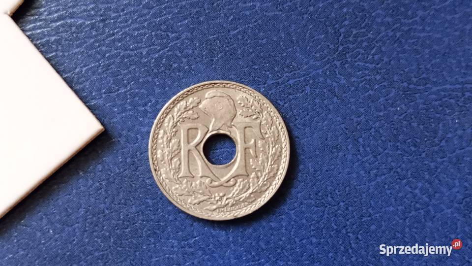 Stare monety 5 centym 1939 Francja