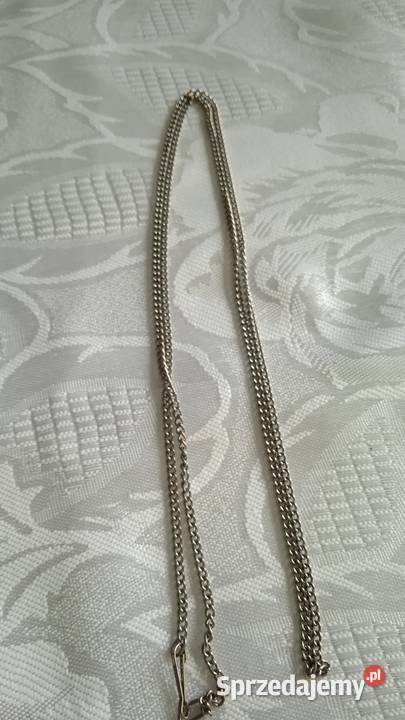 POSREBRZANY DŁUGI ŁAŃCUSZEK posrebrzane wielkopolskie Piła
