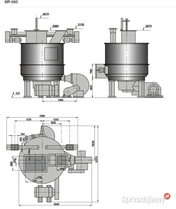 Mieszarka pobocznicowa MP050 mieszarka masy Nowa Sól