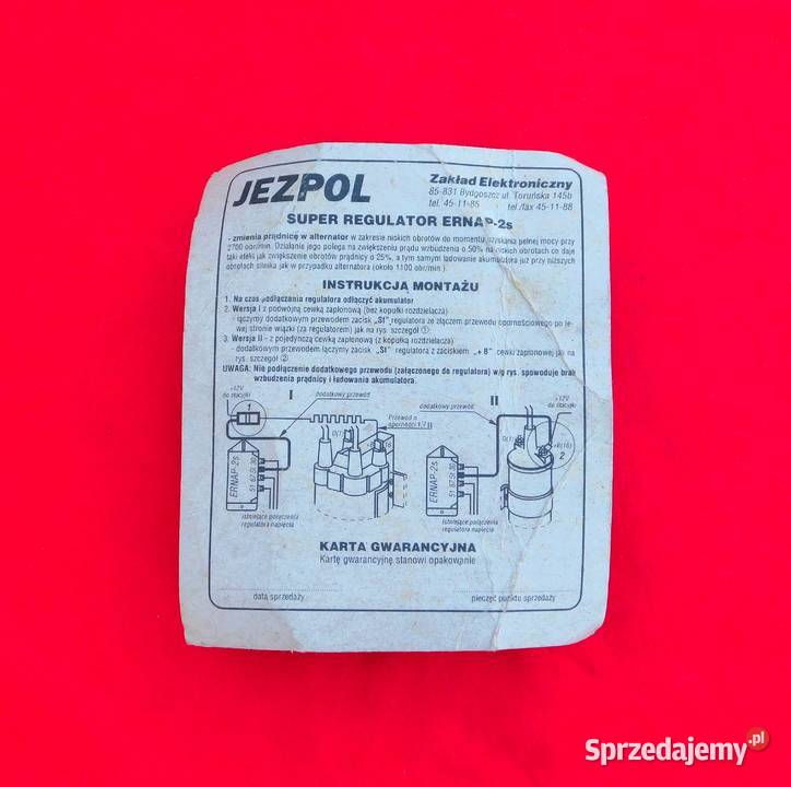 Nowy regulator napięcia prądnicy Fiat 126p 126