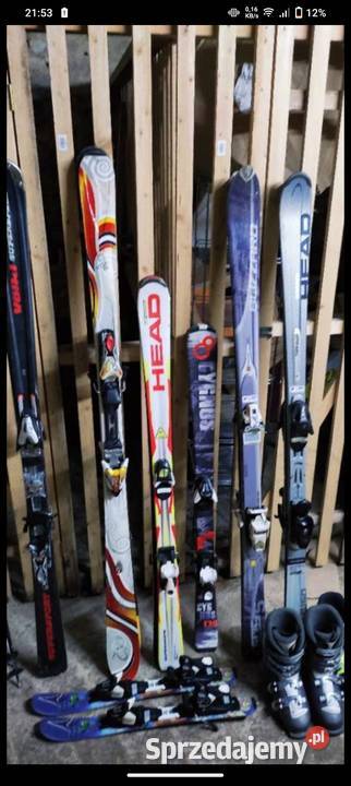 Narty 7par kaski kijkibuty małopolskie Kraków