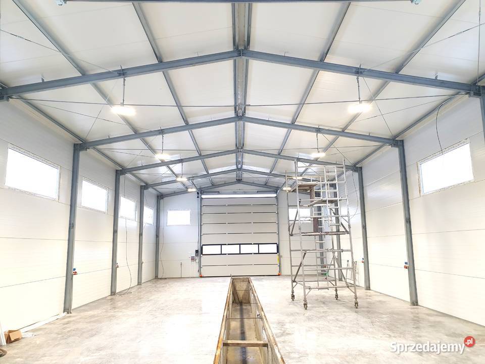 8x20 Konstrukcja stalowa hali magazyn garaż z wielkopolskie Skulsk