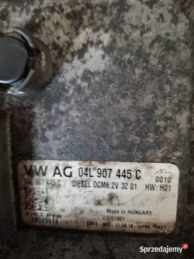VW Crafter sterownik komputer VW AG 04L907455 C lubuskie Zielona Góra