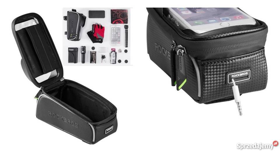 Torba RockBros telefon 60 odblask carbon 149g Części i akcesoria lubelskie Dęblin