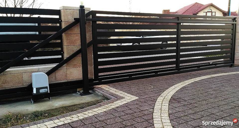 Ogrodzenie nowoczesne brama przesuwna palisada mazowieckie Osieck sprzedam