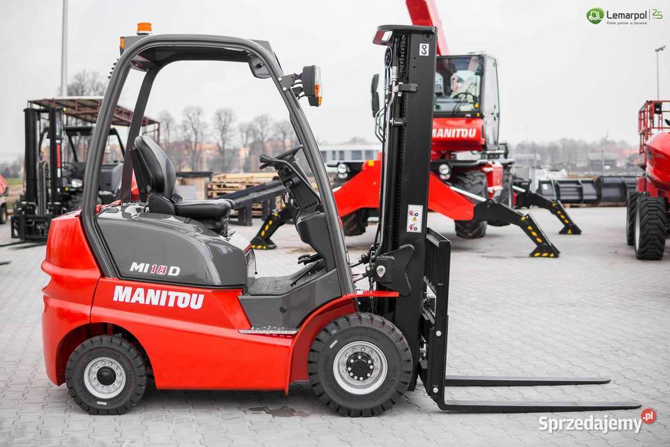 WÓZEK WIDŁOWY MANITOU MI18D NOWY WÓZEK WIDŁOWY Zator