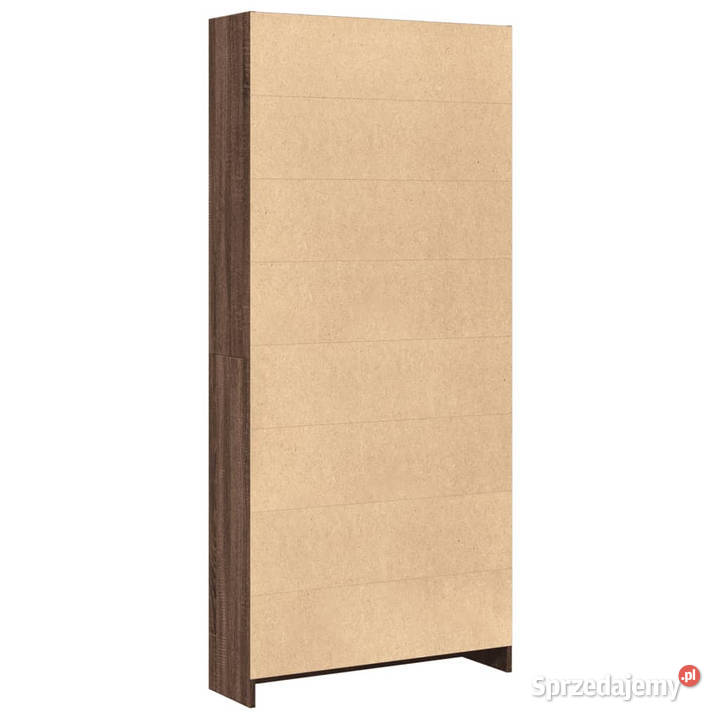 Regał brązowy dąb 80x24x176 materiał mazowieckie Warszawa