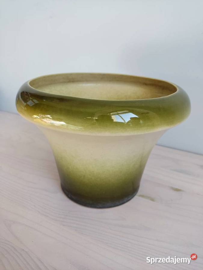 Donica doniczka stara ceramiczna gliniana Głuchołazy