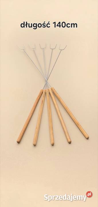 Kije do kielbasy widełki na ognisko Poznań