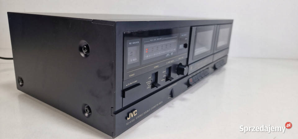 Magnetofon JVC TDW103 Cassette Deck Międzychód