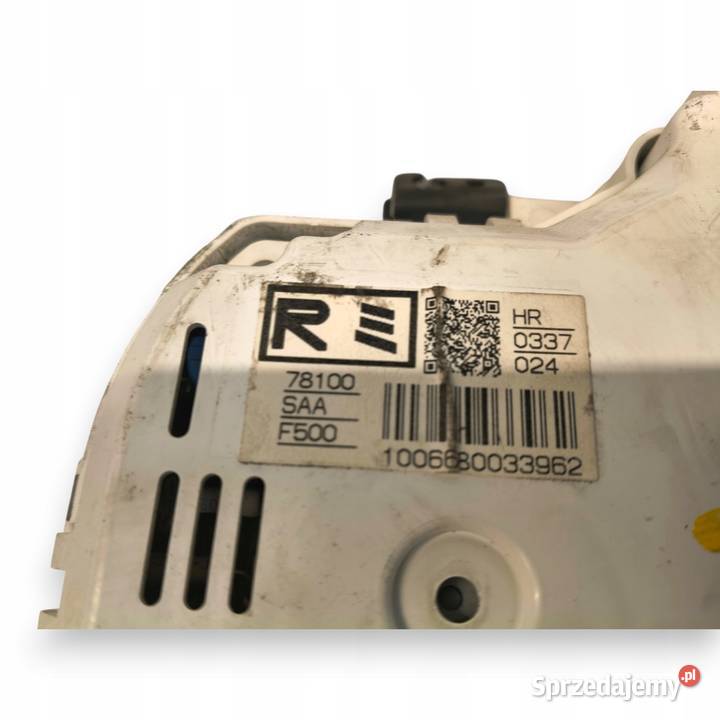 LICZNIK ZEGARY 78100SAAF500 Honda Jazz II 12 13 Chełm