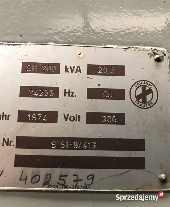 Frezarka do kół zębatych PFAUTER Częstochowa