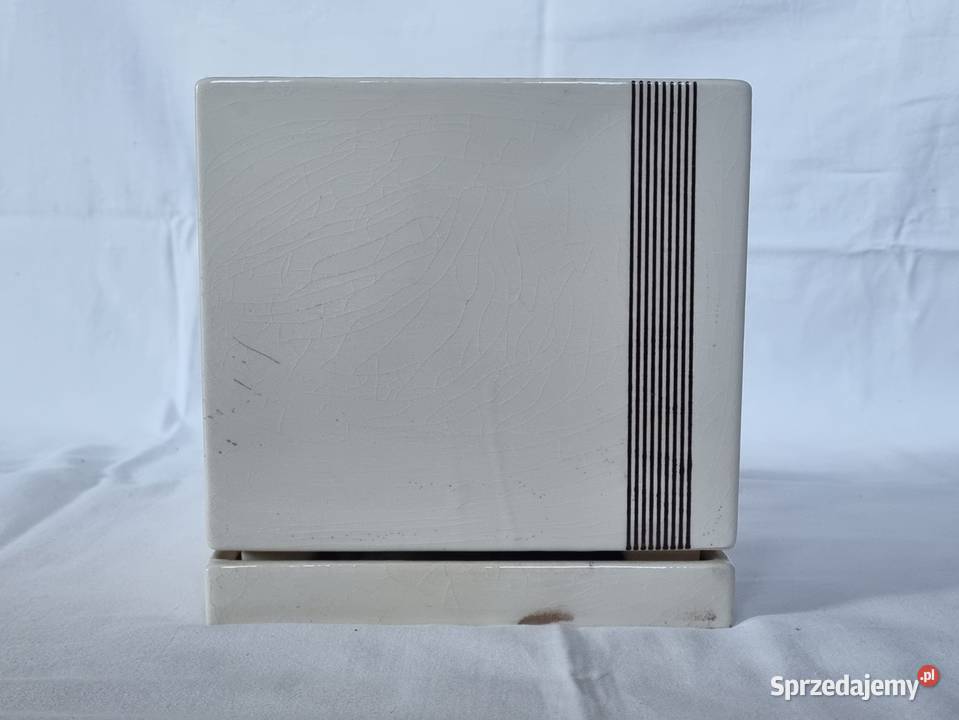 Duża kwadratowa doniczka Cerprod ręcznie mazowieckie Warszawa