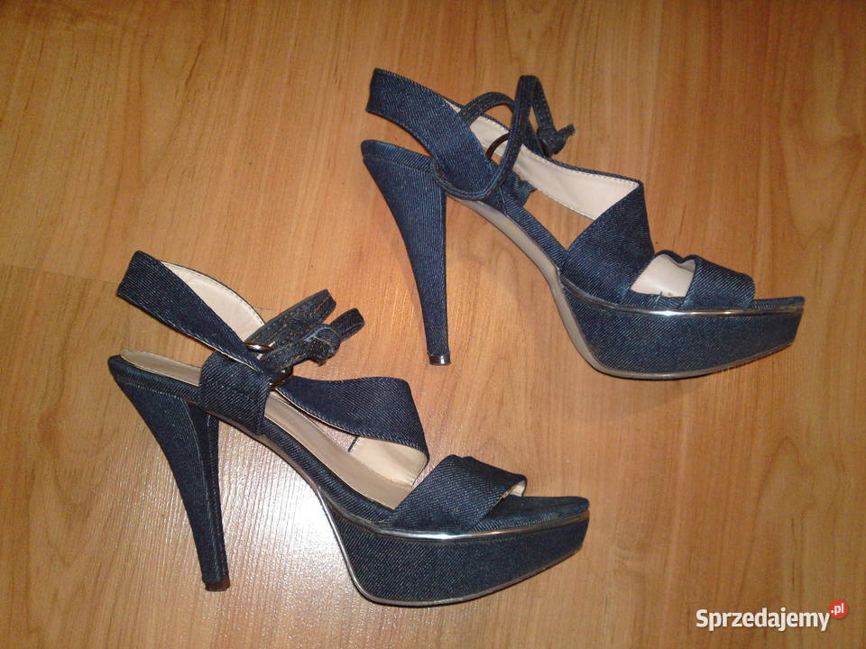 Sandały szpilki unikat na platformie koturnie Wrocław