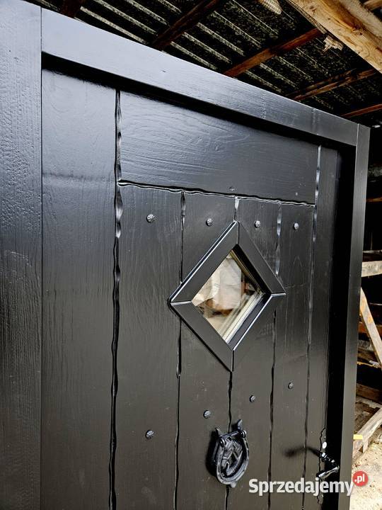 Drzwi DŁUGOSZ drewniane zewnętrzne wejściowe Wrocław