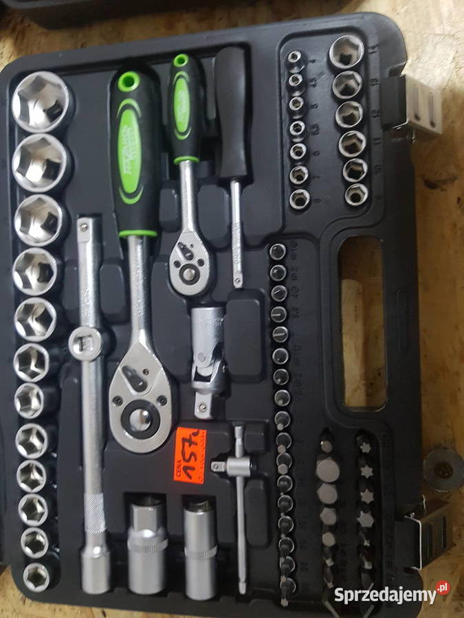 Klucze zestaw 82 PCS HAZARD nasadowe z płaskimi Głogowa sprzedam