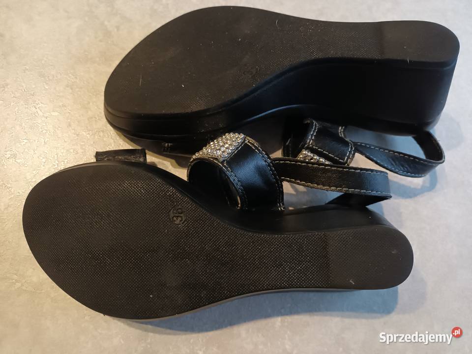 Sandały Andrea Pierago Czarne Opole sprzedam