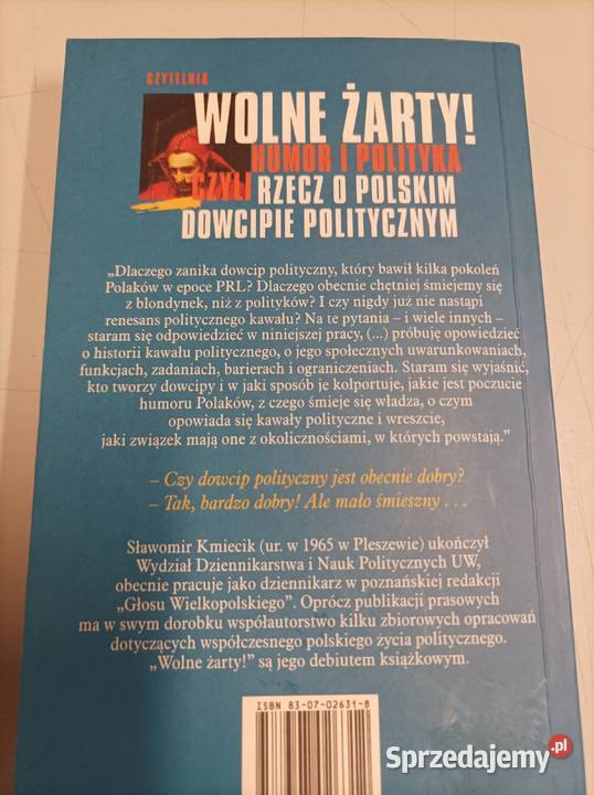 Wolne żarty Humor i polityka Sławomir Kmiecik Toruń