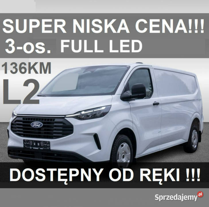 Ford Transit Custom L2 136 Full LEd Kamera