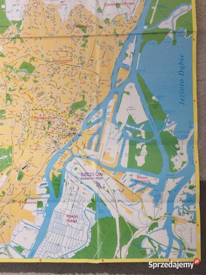 206 Plan Szczecina Z Lewobrzeżem zachodniopomorskie