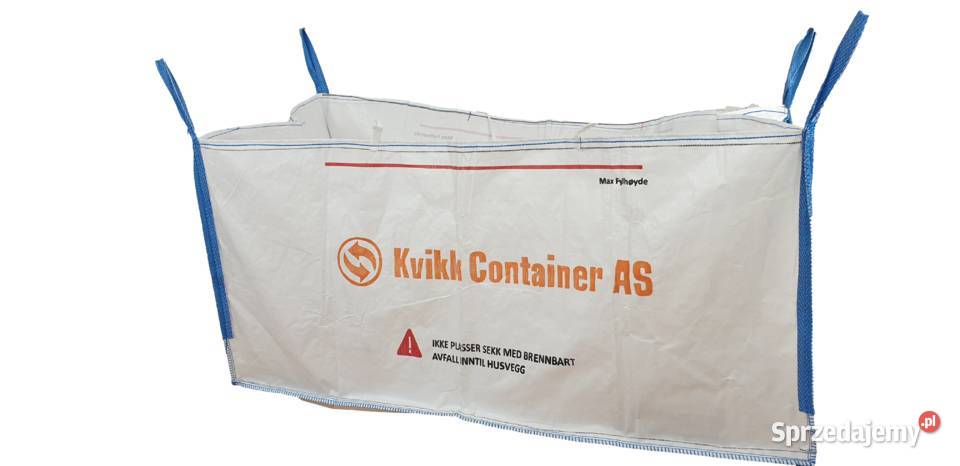 Big Bag 100x220x100 na śnieg folię styropian Magazynowanie małopolskie