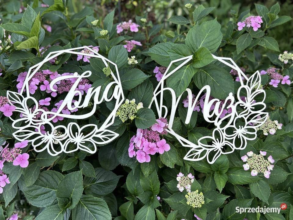 Napis Mąż Żona Białystok