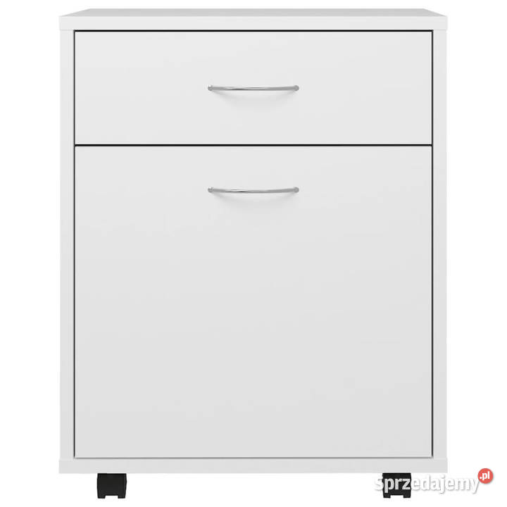 Szafka na kółkach biała 45x38x54 materiał mazowieckie Warszawa sprzedam