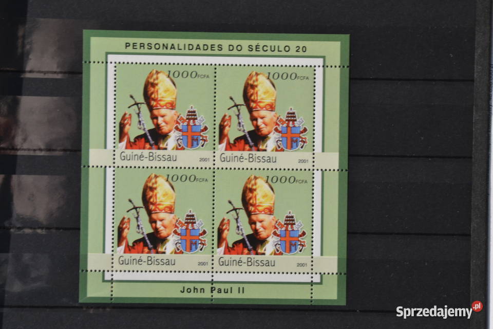 Znaczki Papież Jan Paweł II Gwinea Bissau II Ks Sobótka