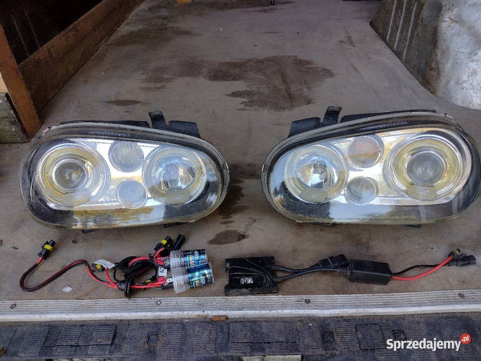 Lampy Przód Hella Celis Mk4 Golf wielkopolskie Turek