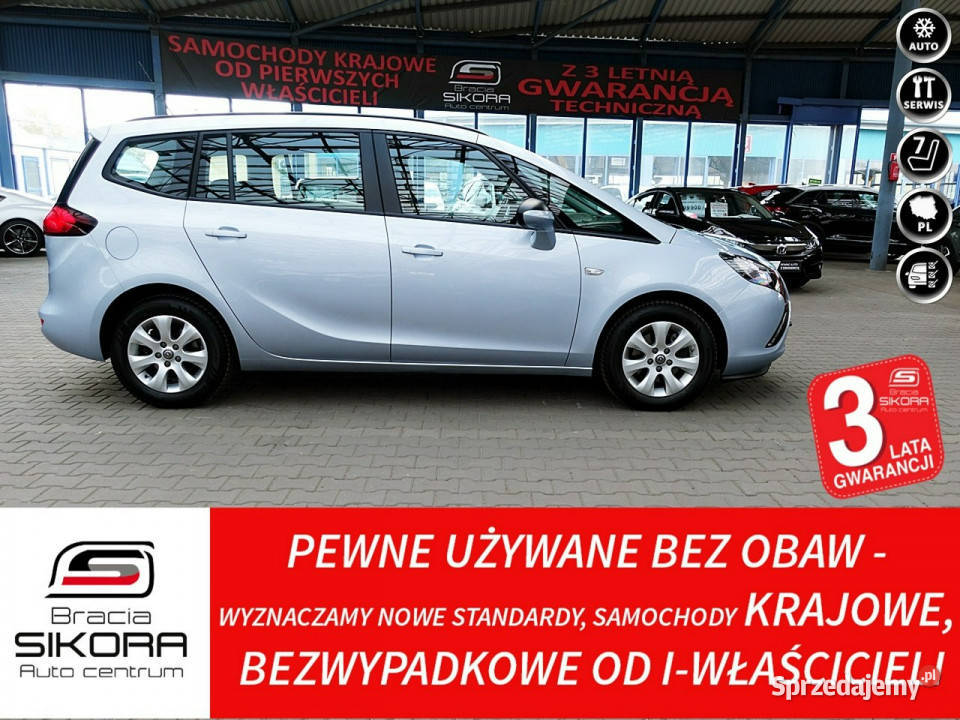 Opel Zafira BENZYNA 7Osób NAVI2xKlimatronic HAK wielofunkcyjna kierownica Mysłowice