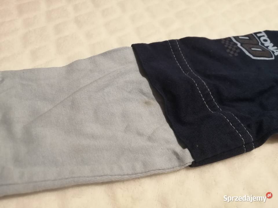 Cienka bluzka chłopięca długi rękaw 116 Wyścigi Czeladź