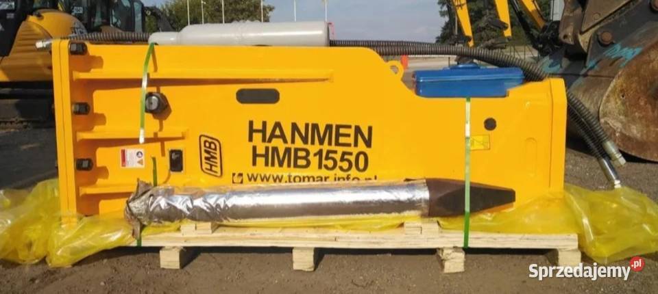 Młot Hydrauliczny wyburzeniowy HMB 1550 koparka Narzędzia Krotoszyn