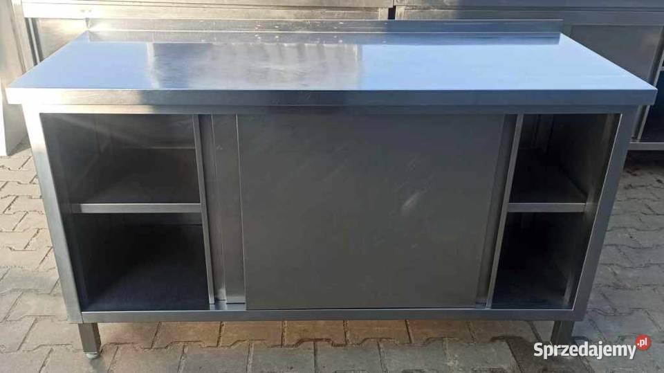 Stół Gastro z Szafką Drzwi Suwane 1506085 S 870O