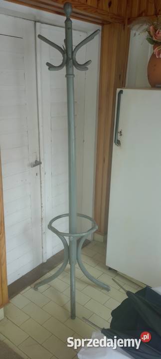 Wieszak stary drewniany loftt PRL