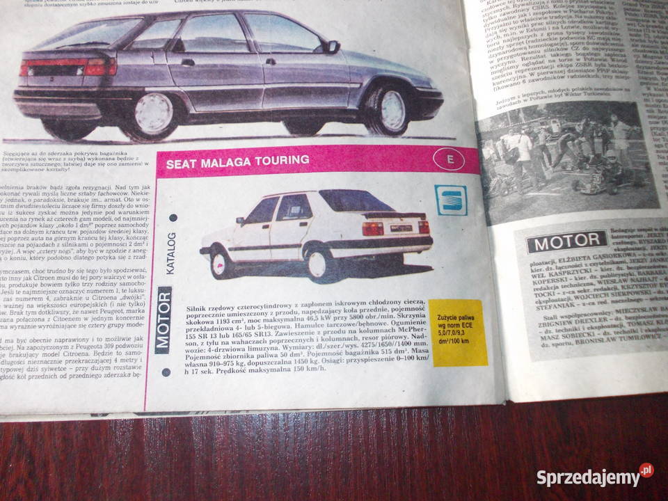 motor 34 toyota camry seat malaga touring 1644 Stalowa Wola