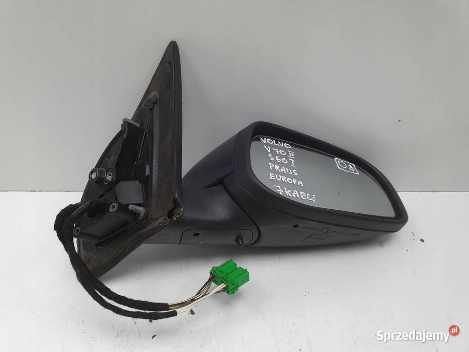 LUSTERKO PRAWE PASAŻERA Volvo S60 V70 II LIFT 7 Rudka