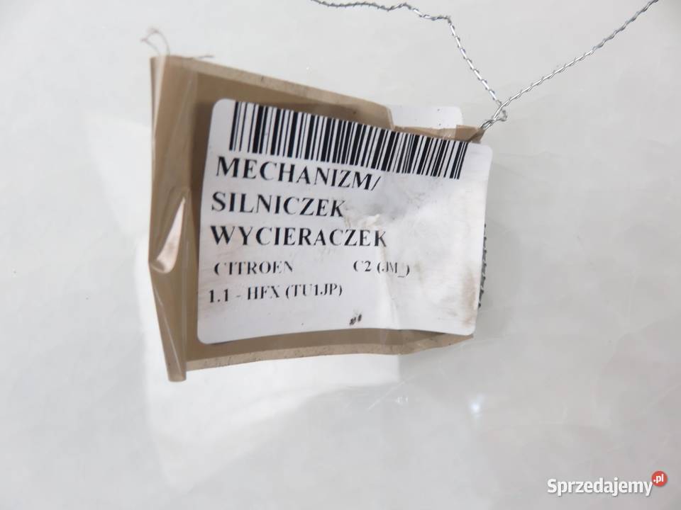 MECHANIZM WYCIERACZEK CITROEN C2