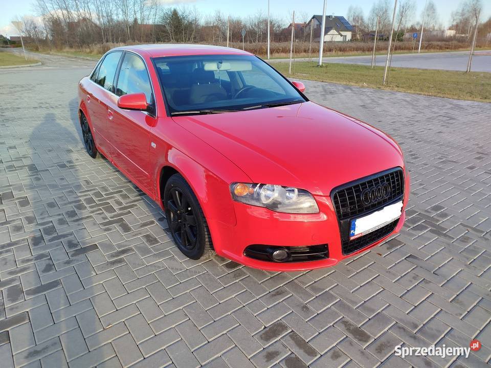 Audi A4 B7 20 Benzyna 20062007 sedan SLine Samochody osobowe Świdnik