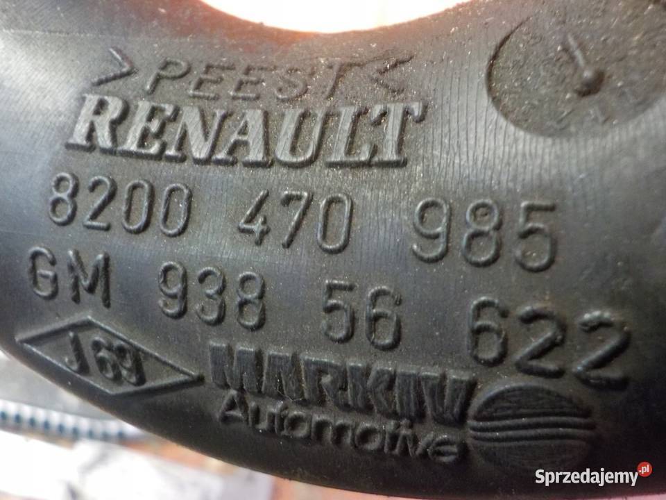 VIVARO TRAFIC PRIMASTAR 20 DCI 09r przewod rura