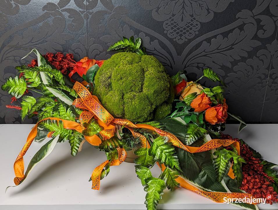 Wiązanka nagrobna DUŻA 100 długości Piękna Pałecznica-Kolonia sprzedam