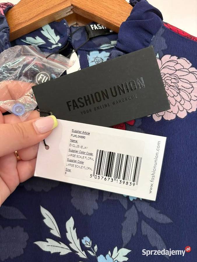 Bluzka z rękawem 34 Fashion Union małopolskie Kalwaria Zebrzydowska