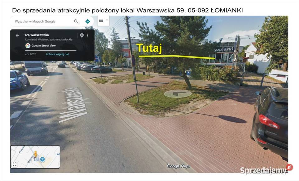 Sprzedam LOKAL UŻYTKOWY Łomianki Centrum sprzedam