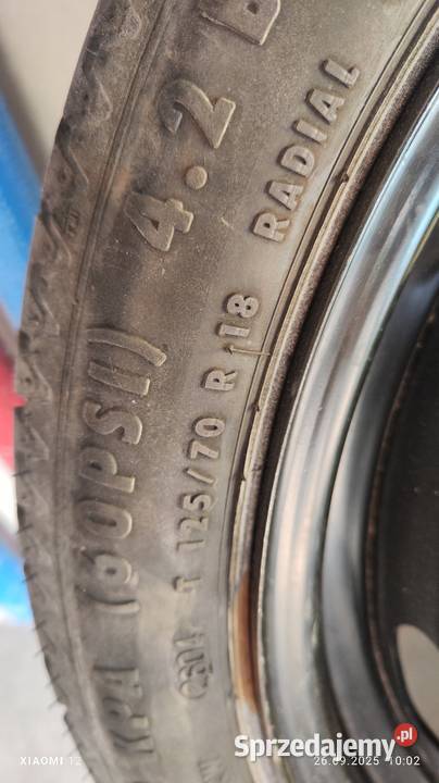 Koło dojazdowe VW audi 1257018 Zwoleń