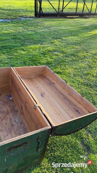 Antyczna skrzynia świetny stan Do renowacji z podkarpackie Rzeszów