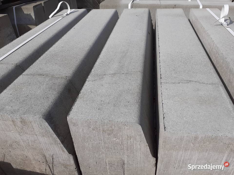 Krawężnik Drogowy Betonowy 20x30x100 Szary Jadar Wielogóra