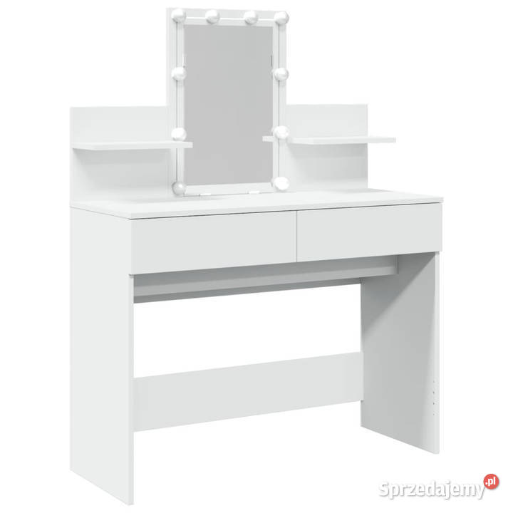 Toaletka z oświetleniem LED biała 100x40x130 Warszawa
