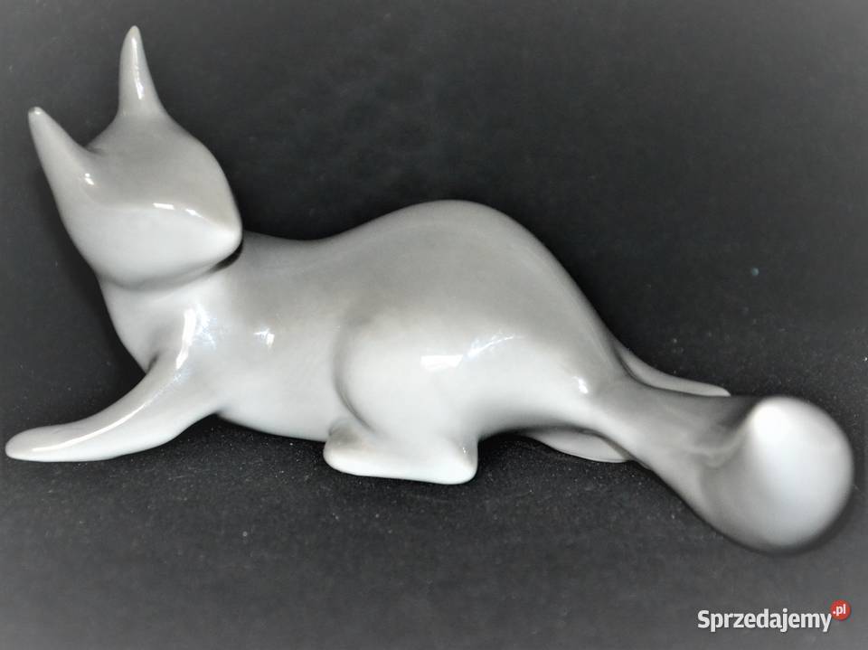 Wiewiórka szara Royal Dux Bohemia lata 60te Warszawa