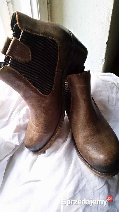 Kozaczki skorzane Otto Kern 38 Wrocław